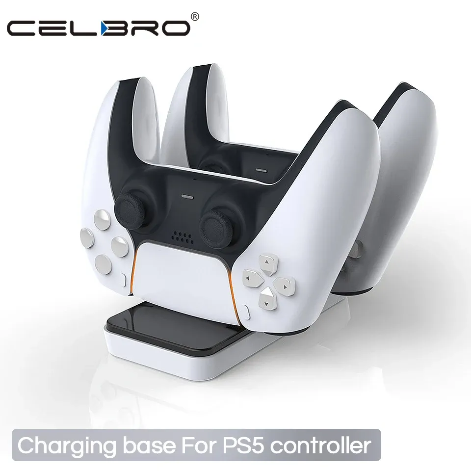 Chargers Game Consoles Controller Stand för Sony PlayStation 5 Play Station 5 Charger Dock Stand för Gamepad PS5 Controller Charger