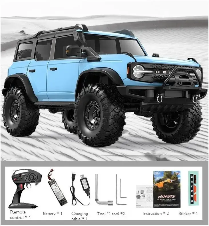 Bilar Nya 1:10 Huangbo R1001 Häst i full skala RC Remote Control Model Car Simulation Offroad stor storlek klättring leksaksgåva