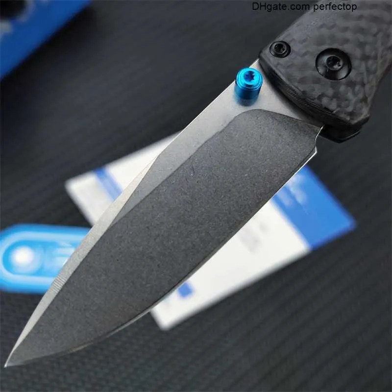 Hot Sale BM 533/535s Mini Bugout Folding Knife S90V/S35V Blade Carbon Fiber Handles Outdoor Camping Hunting Pocket Tactical Knives BM 551 940 9400 537 535 15080 3300