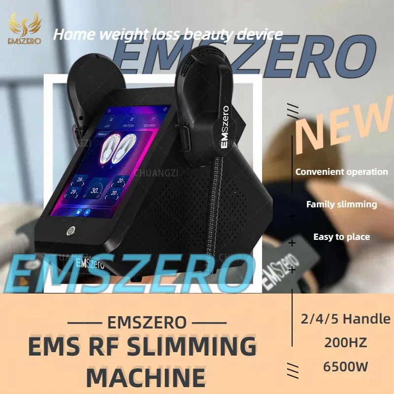 2024筋肉刺激emszeroマシンスリミング損失RF EMS SCULPT NEO SLIMMING BODY SCULPTING MUSCLE RESOWE 200HZ 6500W 14 TESLA 2/4/5ハンドルマシン