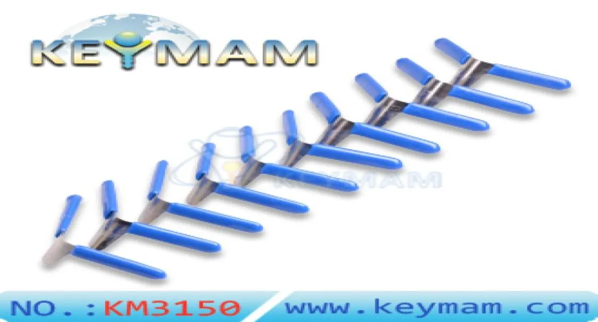 2018 Yeni Klom 10pcs AmaLock Shim Picks Uçak Klasör Set Asma Kilit Seçim Tilksmith Araçları Kilit Seçim Kilidi Kilitleme 9371223