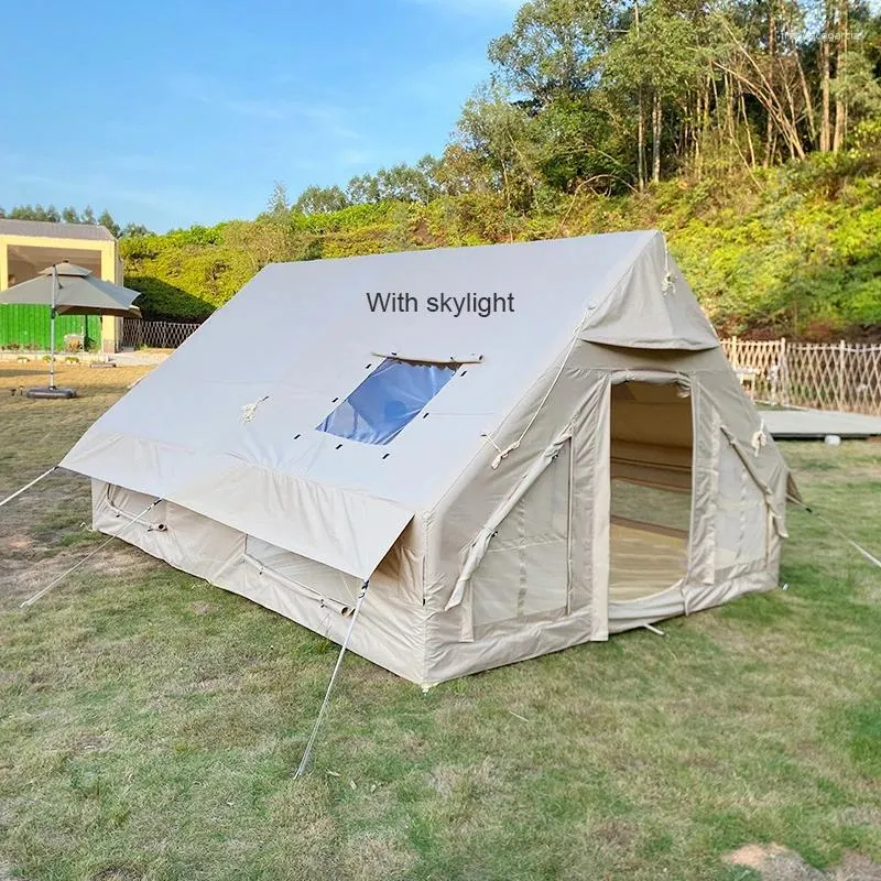 Tende e rifugi Tenda gonfiabile per la famiglia Gonfiaggio da campeggio all'aperto Apertura automatica 300/400 cm Grandi dimensioni 3-4 5-8 persone