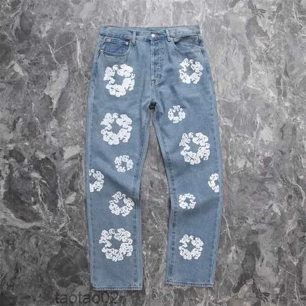 Pantalon High Street Jeans Imprimer Haute Qualité 1 Hommes Femmes VintageMIZK