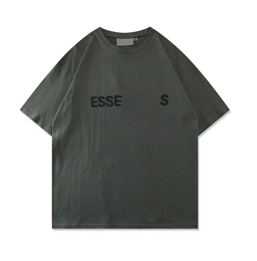 ESS MENS WOMENS DESIGNERS Tシャツsummer s Summer Fashion EssenレターTシャツ衣料品アパレルスリーブベアTシャツティーUSサイズS-XL 1108