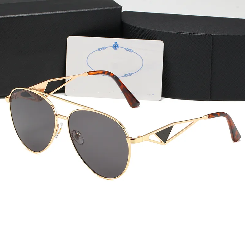 Para Mens Designer Sunglasses Outdoor Shades Moda Clássico Senhora Óculos de Sol para Mulheres Óculos Mix Cor Opcional Triangular Assinatura Gafas El Sol De Mujer