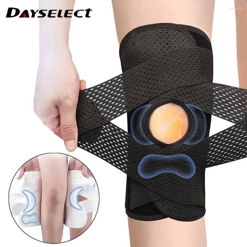 Knee Pads 1Pcs Sports Kneepad Men Women Pressurized Elastic Arthritis Joints Protector Fitness Gear Volleyball Brace