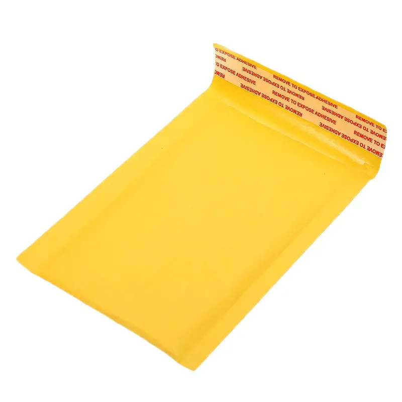 Kraft Paper Bubble Envelopes Bags Mailers Padded Ship Envelope with Bubbles Mailing Bag Drop Ships Yellow