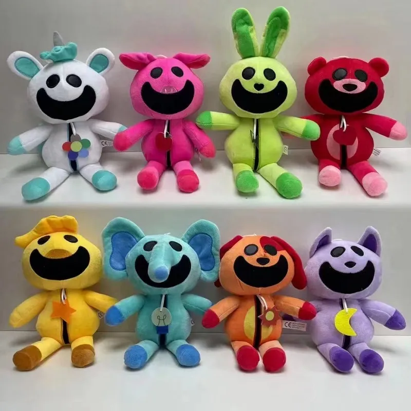 حيوانات أفخم تبتسم للمخلوقات الفخمة المبتسمة المبتسم Cat nap catnat Accion دمية Soft Toy Peluches وسادة عيد ميلاد هدية عيد الميلاد