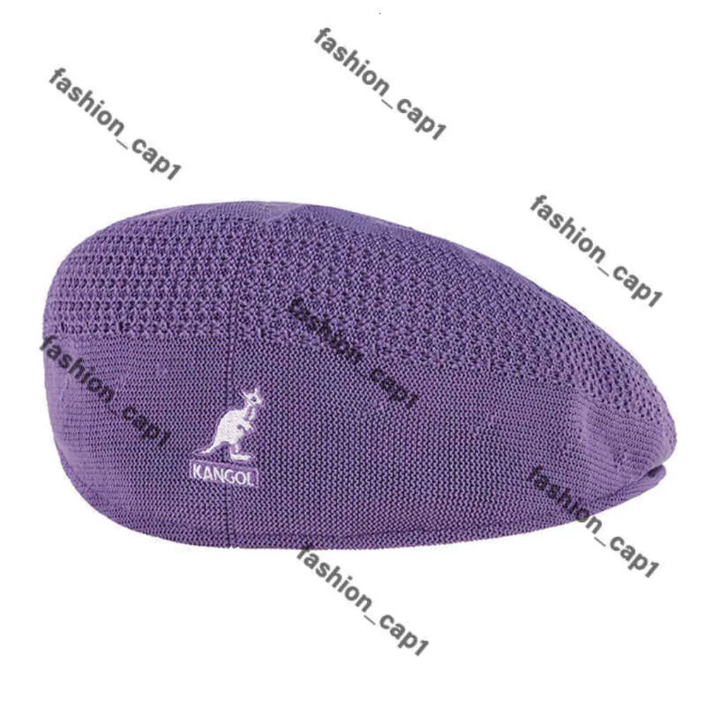 Bonnet KANGOL Kangourou Plat Top Chapeau De Pêcheur Visière Bassin Chapeau Mode Coton Sauvage Tissu Hommes Femmes Plat Top Tissu Chapeau Cent Froid Coloré Jardin Ferme Chaud Cap 906