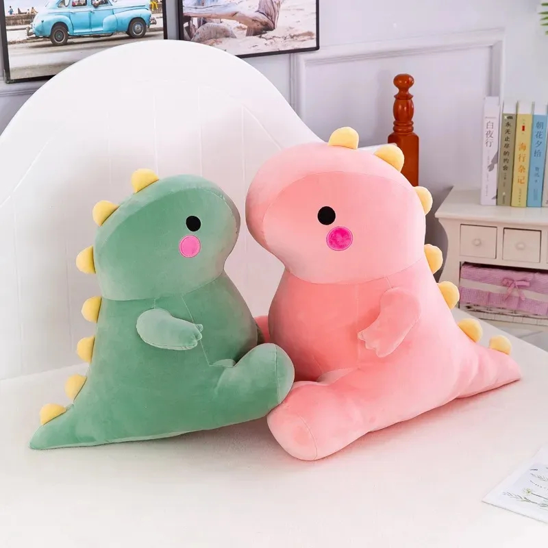 2024 Small dinosaur doll plush toys cute dull dragon doll children sleep with pillow wholesale DHL