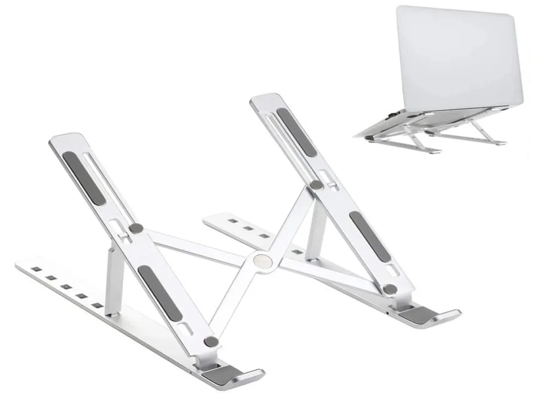 조정 가능한 접이식 노트북 MacBook Aluminum Alloy Nonslip Tablet 스탠드 노트북 MacBook iPad Mobile8171070에 대한 홀더 지원