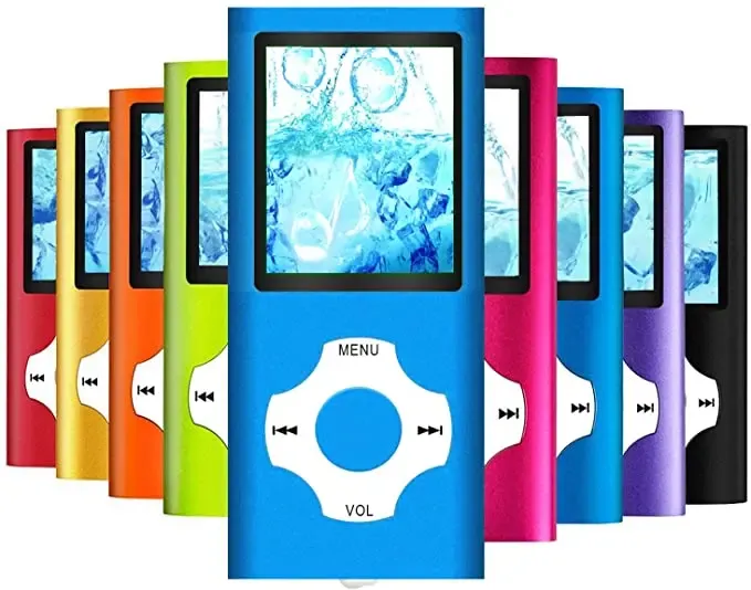 Oyuncular MP3 Player Mini Sport Müzik Çalar 16GB TF Kart 1.8 inç ekran FM Radyo E -Kitap Hifi Taşınabilir Walkman MP 3 MP4 Oyuncu