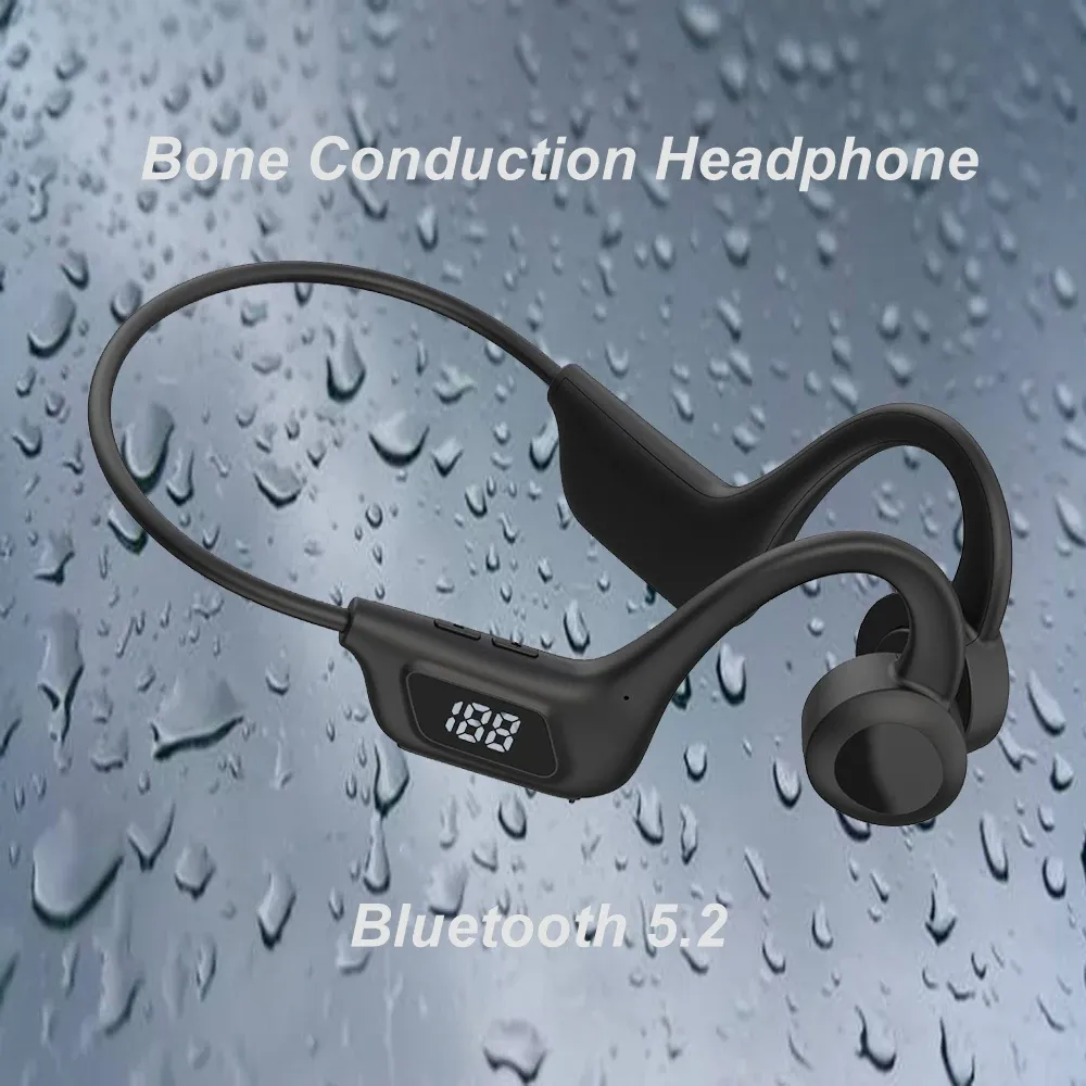 Player 048 Auricolari Bluetooth 16 GB/32 GB/64 GB Cuffie sportive opzionali per musica wireless Cuffia per conduzione ossea Lettore MP3