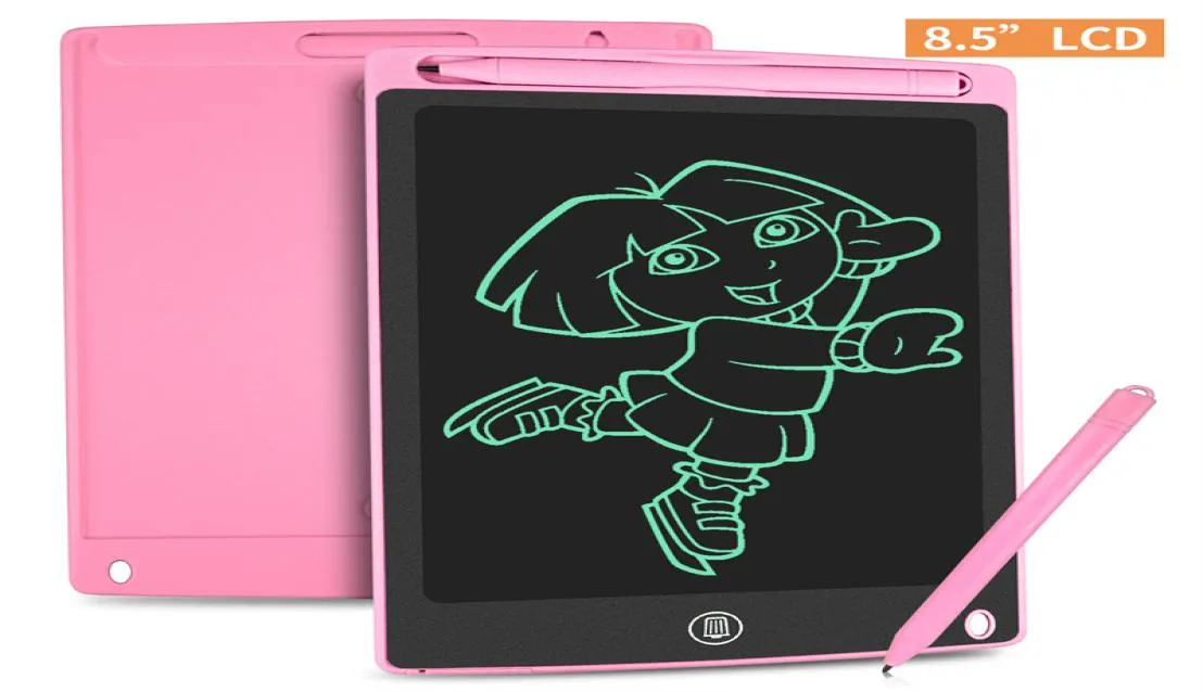 85 tum smart LCD -handskrift Electronic Notepad Tablet Kids Ritning Graphics Handwriting Board Education Toy Battery Battery9289624