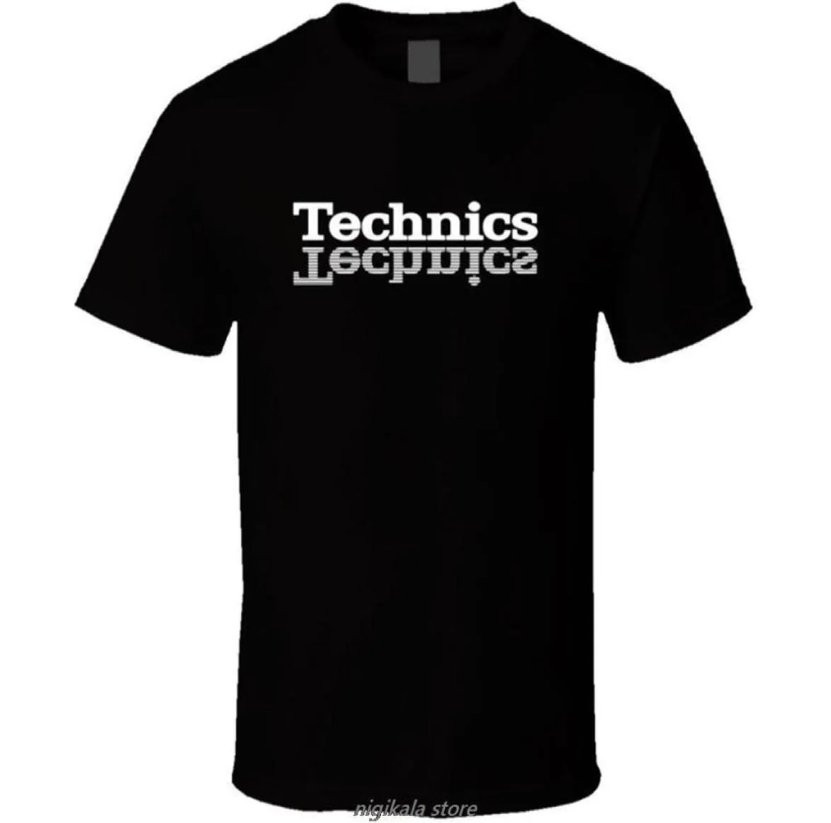 Moda Lead Technics T Shirt DJ 1200 Dwutbla House Techno Electronic Hip Hop New Summer Men039s Tshirt Fashion5615195