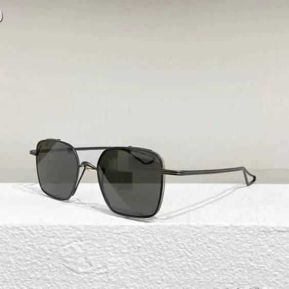 2024 Square Square Damskie okulary przeciwsłoneczne DIT i damska duża ramka Tita Mens Box Sunglasses Case