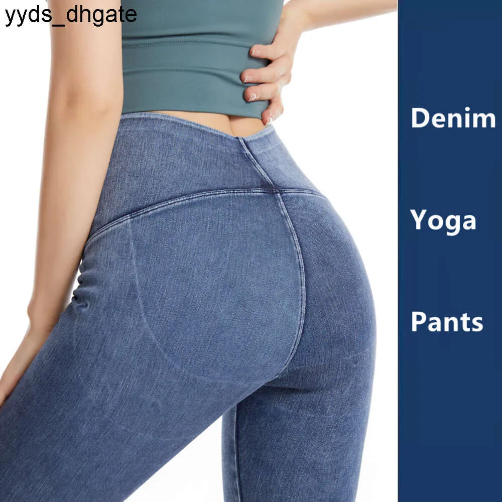 Lu Lu Align Pant Yoga Pantalon taille haute pour femme Contrôle du ventre Entraînement froncé Levage des fesses Leggings extensibles Collants texturés Citron Entraînement Gry LL