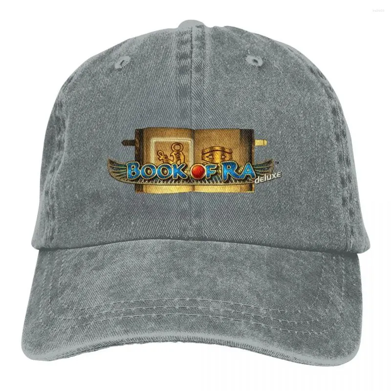 Ball Caps Book Of Ra Stuff Männer Frauen Baseball Kappe Distressed Washed Hut Retro Outdoor Alle Jahreszeiten Reise Snapback