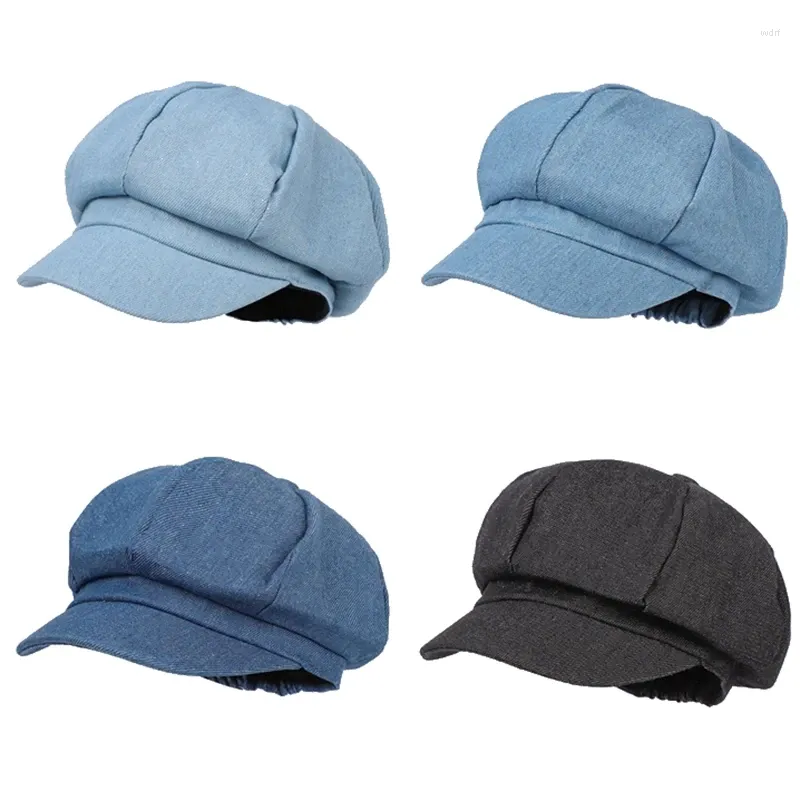 Bérets à bord court, couleur unie, Version coréenne, casquette à visière pour femmes, Protection solaire, ombre d'extérieur, chapeau de peintre pour hommes