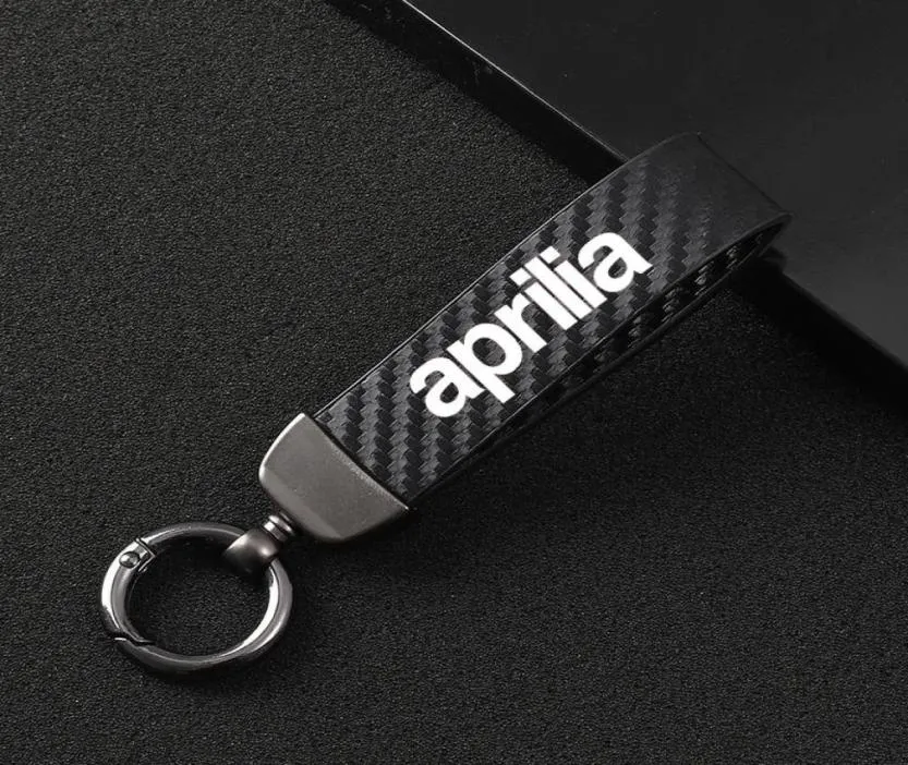 Keychains Fashion Motorcykel Kolfiberläder rep Keychain nyckelring för Aprilia APR GPR RS RS4 RSV4 TUONO V48924651