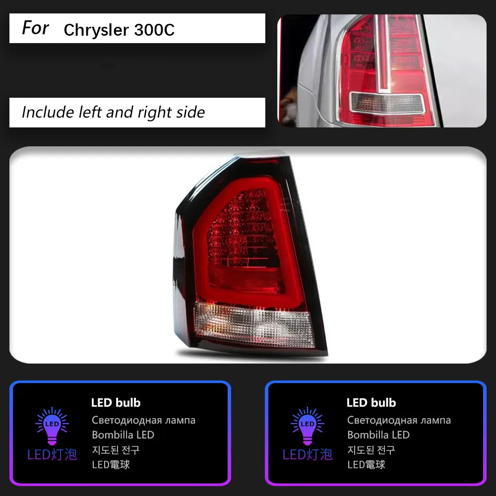 2005クライスラー300Cテールライト、カーアクセサリー DRL