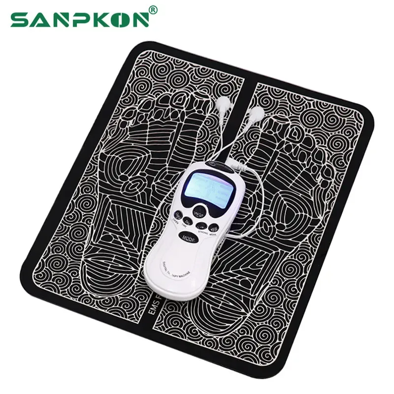 Products Electric Ems Foot Massager Pad Feet Massage Mat Body Muscle Stimulator Relaxation Treatments Improve Blood Circulation Tens Tool