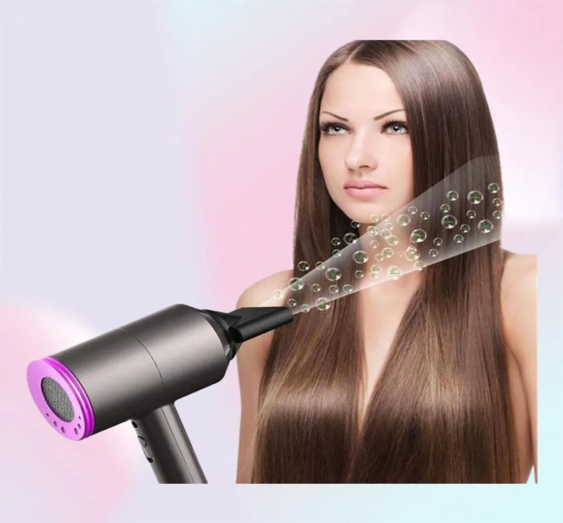 Inverno secador de cabelo negativo lonic martelo ventilador elétrico profissional vento frio temperatura cuidados com o cabelo blowdryer3545232