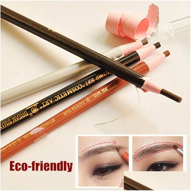 Eyebrow Enhancers T Studio Professional Rolls Soft Pl Crayon À Sourcils Imperméable Longue Durée Sourcils Enhancers Maquillage Coloré Eco-Fri Dhijl