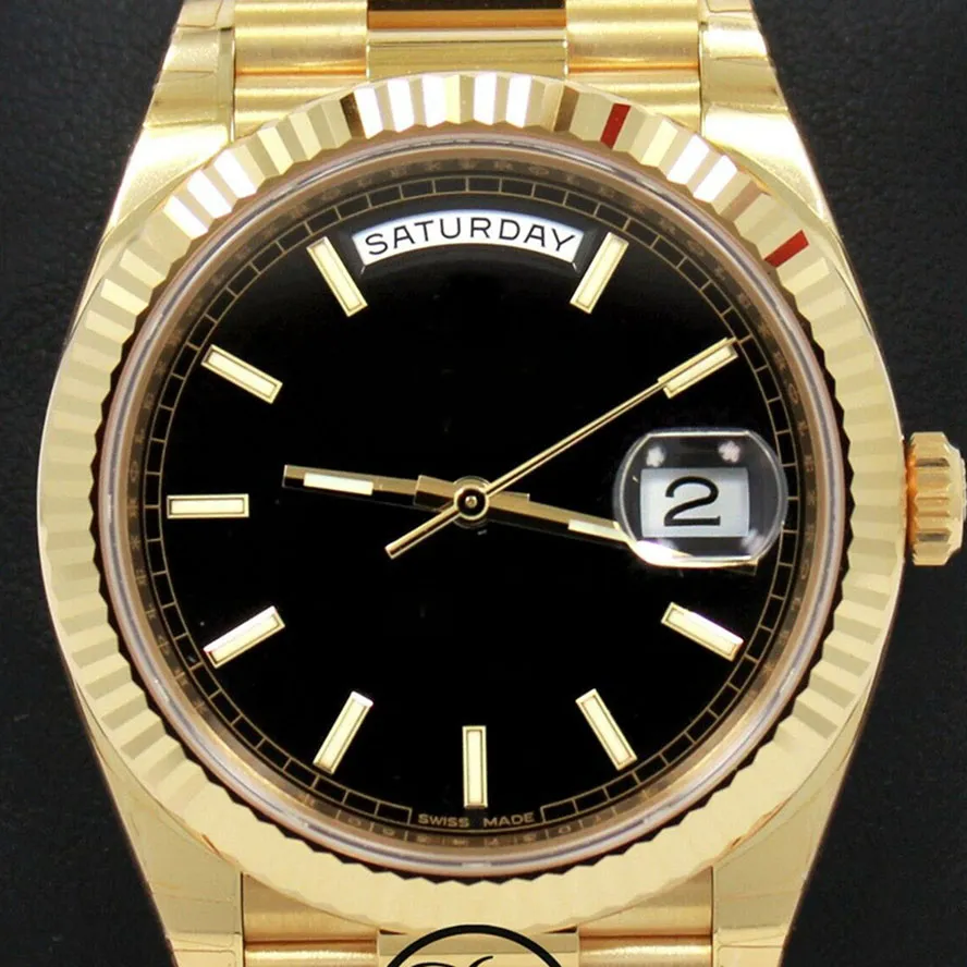 Herrmännen Watch DJ Factory High Quality Tag-Datum 228238 18K Gelbgold Diagonale Motiv Dial Neu 40mm Asia 3235 Automatic