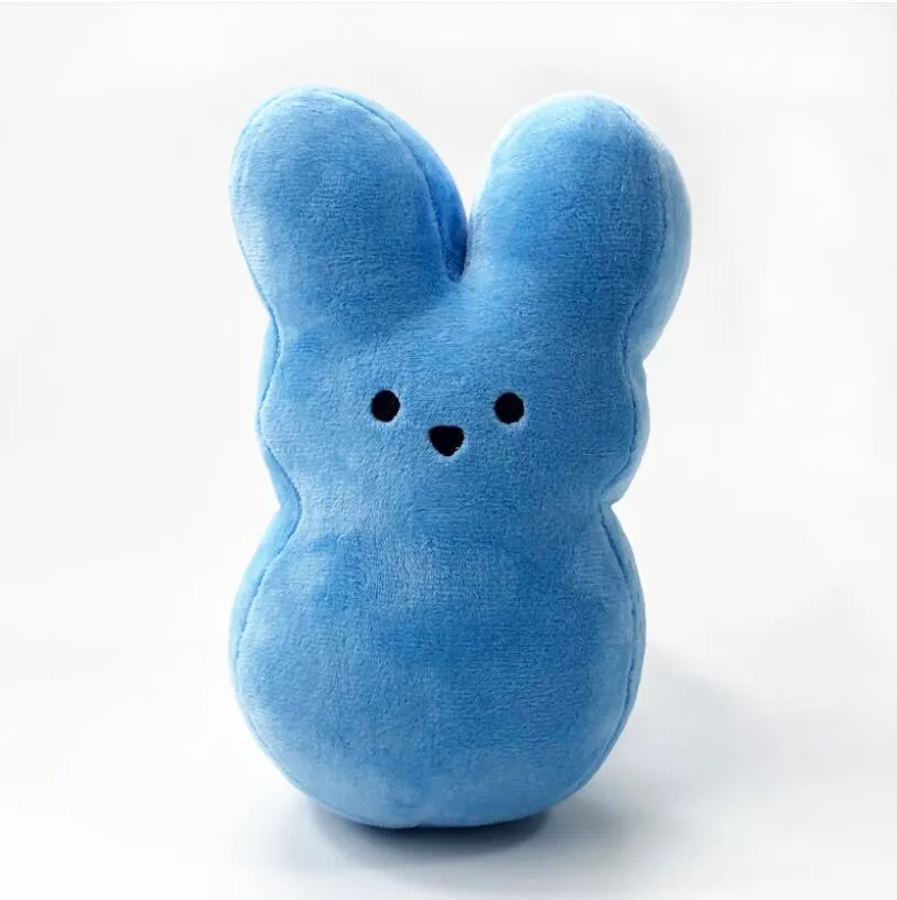 Impreza przychylność 25 cm 15 cm Plush Bunny Rabbit Peep Easter Toys Symation Pchana lalka zwierząt dla dzieci