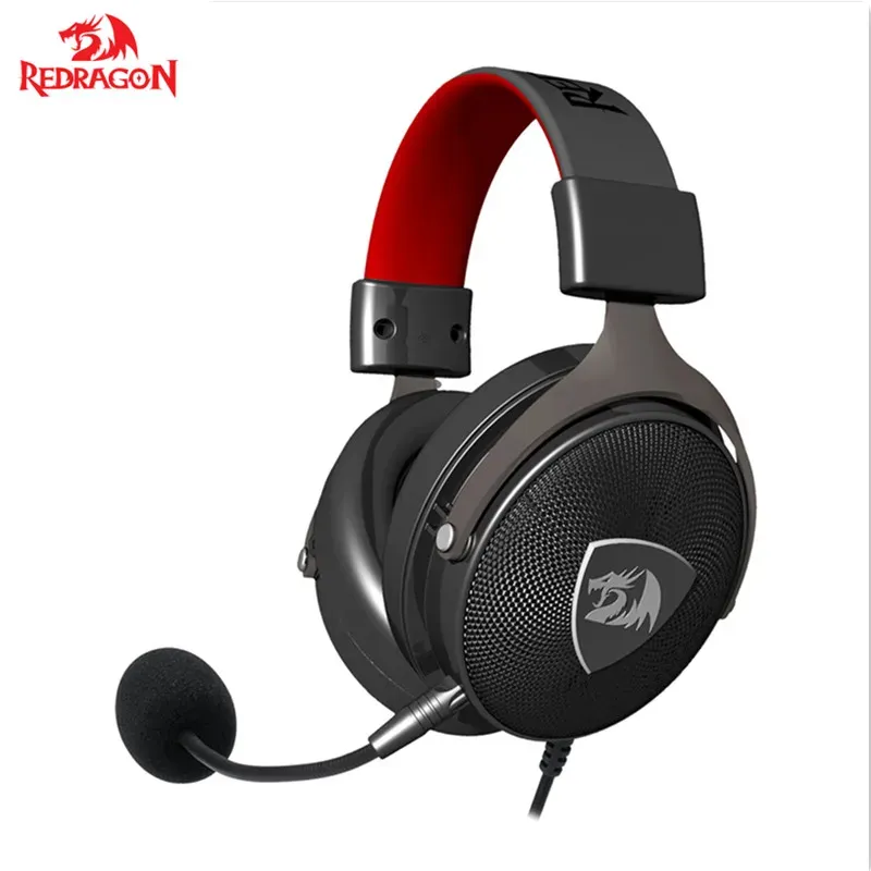 Kopfhörer Redragon H520 Gaming Headset Mikrofon Geräuschunterdrückung 7.1 USB 3,5 mm Surround Computer-Kopfhörer für PC Ps4 Xbox One Phone