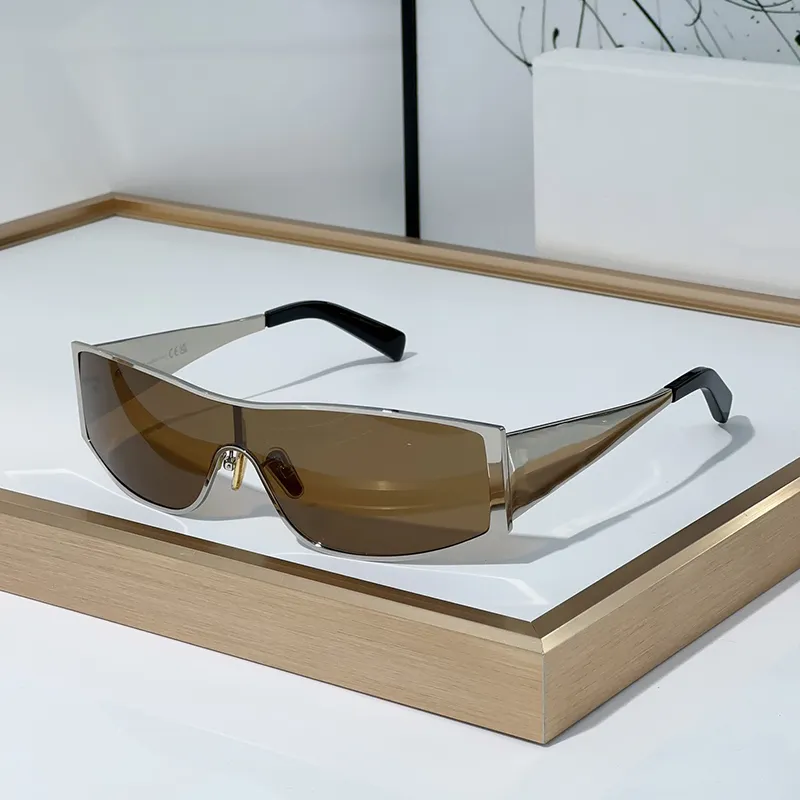 European and American style metal-framed sunglasses New European And American Style Half-frame Metal Sunglasses  main image 3