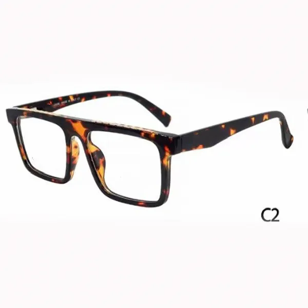 Mode Marke Neue Brillen Rahmen Quadrat Sonnenbrille Optische Gläser Frauen Männer Klar Anti Blau Licht Blockieren Gläser Rahmen Rezept Transparent spektakel