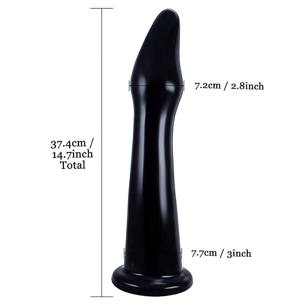 Oversized Dildo Stimuleren Anus Vagina Lange Butt Plug Masturbator Zachte Anale Dilatator Seksspeeltje Voor Vrouwen En Mannen