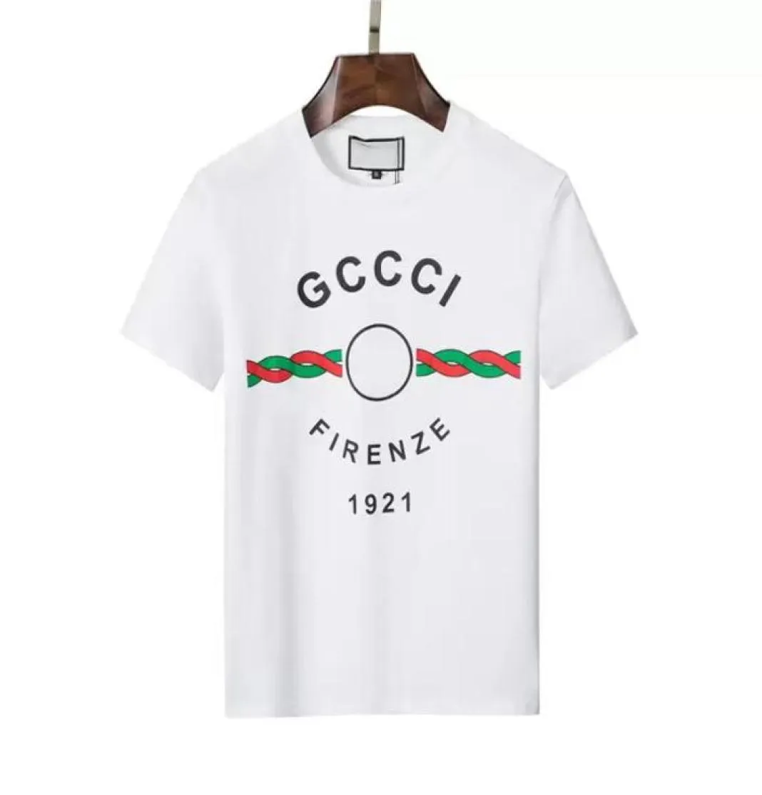 Luxury Men T Shirt Summer Designer z krótkim rękawem T koszule Kobiety senior litera g Wysoka jakość bawełny M3XL Classic 6 rodzajów C9936221