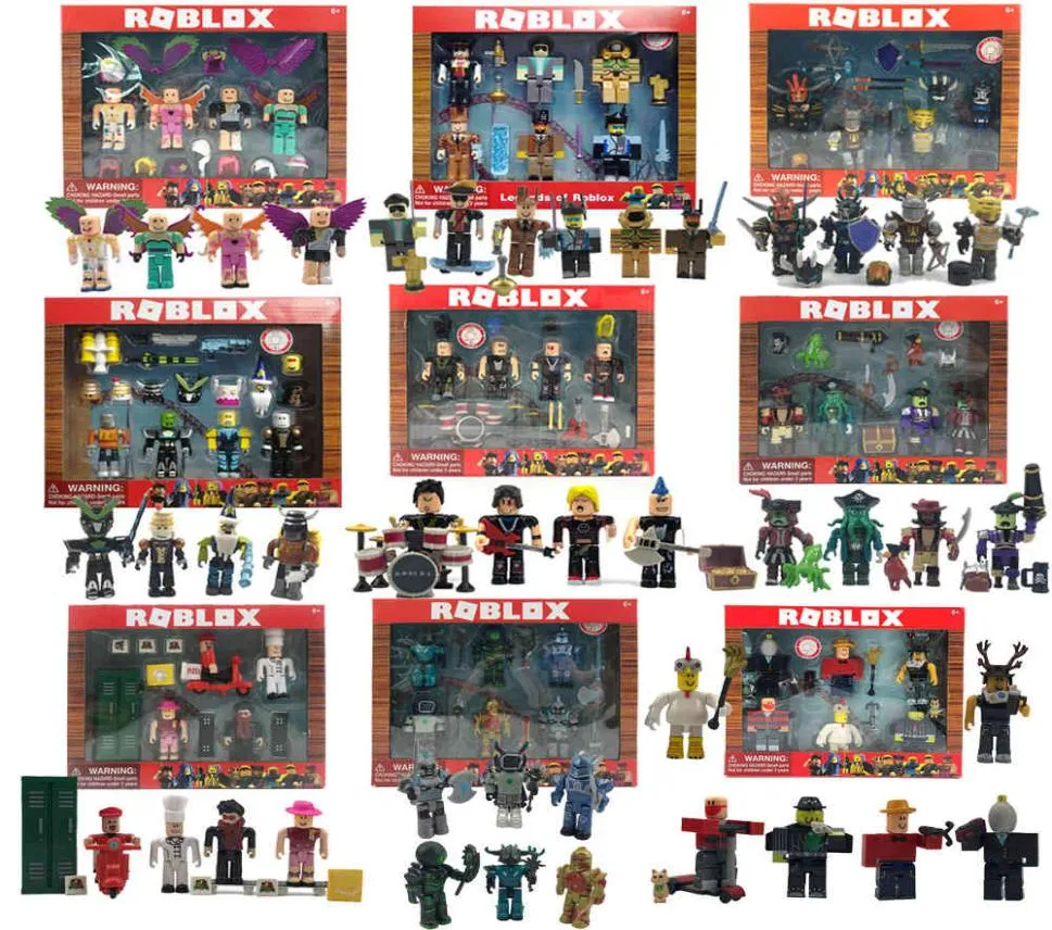 1 ensemble de figurines d'action en Pvc, modèle animé, pour décoration, Collection, poupées, jouets, cadeaux de noël pour enfants, 7525184