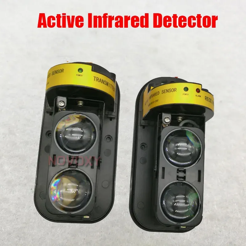 Detector NOVOXY Optische Dual Beam Perimeter Hek Actief Infrarood IR Sensor Barrière Detector 10100M Raam Buiten Inbraakalarm