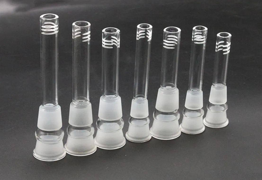 喫煙アクセサリー18 mm Glass DownStem Diffuser ReducerダウンステムSウォーターボンと6つのカット3383132