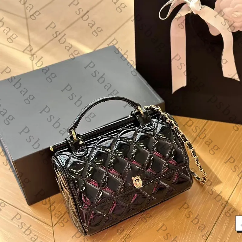 Pembe Sugao Tasarımcı Tote Çanta Omuz Crossbody Crossbody Chain Torbalar Çanta Lüks Moda Yüksek Kaliteli Patent Deri Alışveriş Çantası Çanta Kutusu Xinyu-240227-150