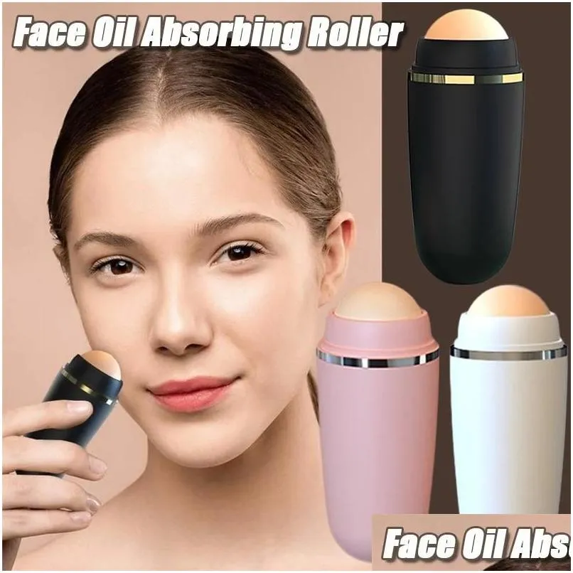 Cleaning Tools & Accessories Face Oil Absorbing Rolling Stone Natural Volcanic Roller Mas Body Stick With A Replacement Ball Drop Deli Dhbgw