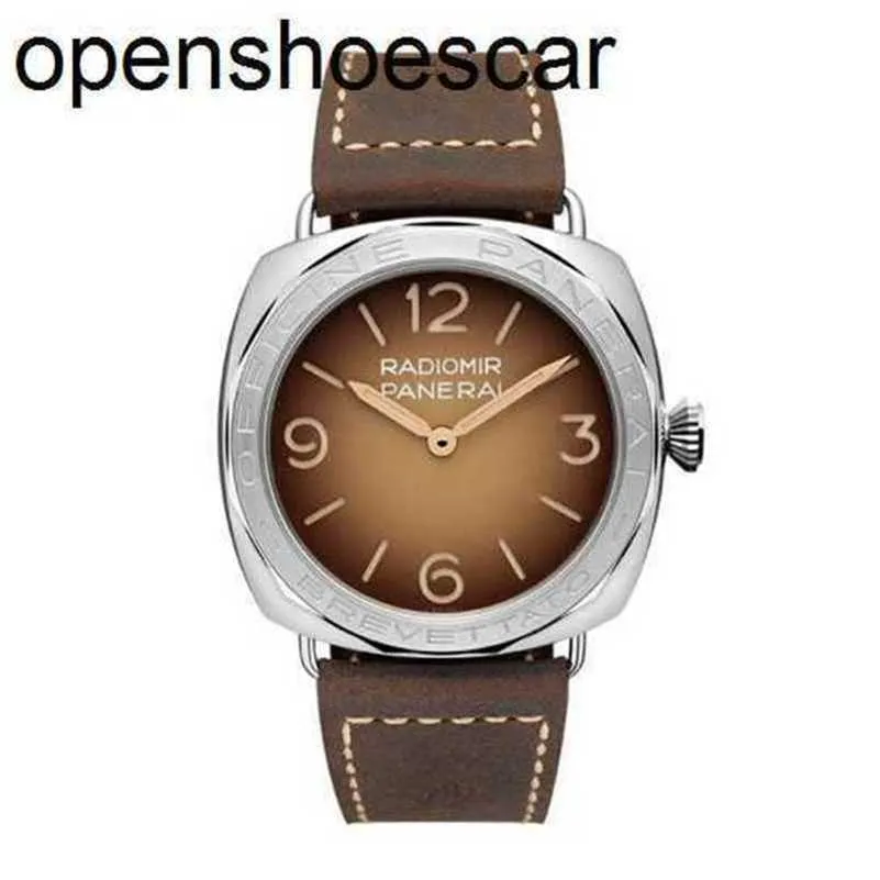 Top Mannen Zf Factory Panerais Horloge Handmatige Beweging Peinahai Klassieke Sport Radiomir 47mm Handleiding PAM00687