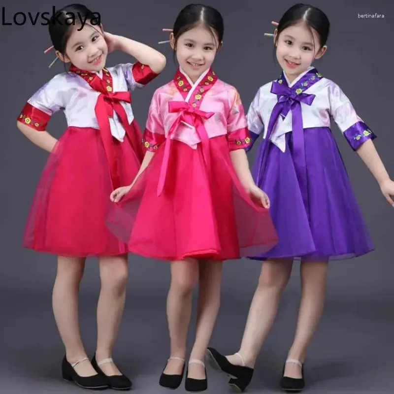 ステージウェア韓国の子供エスニックコスチュームガールズドレス
