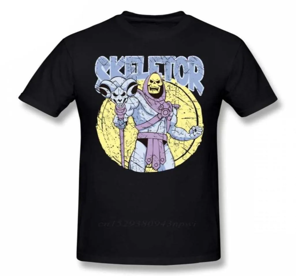 Squelettor T-shirt t manches courtes Tee drôle graphic mec plage coton tshirt gars punk Designer streetwear 2106299317971