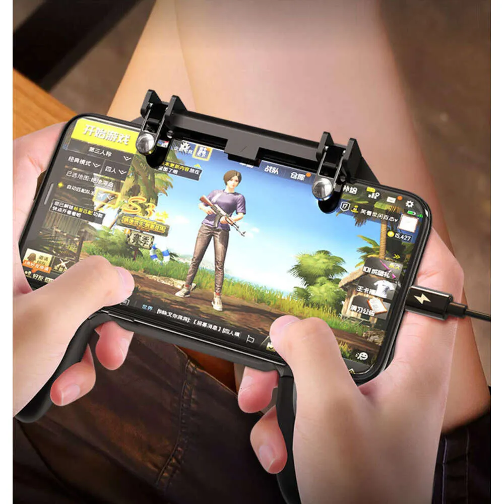 Communicatie Mobiele telefoon FPS-houder Gamecontroller met L1 R1-triggertoetsen, als COD PUBG CF-schietspellen, geen emulator