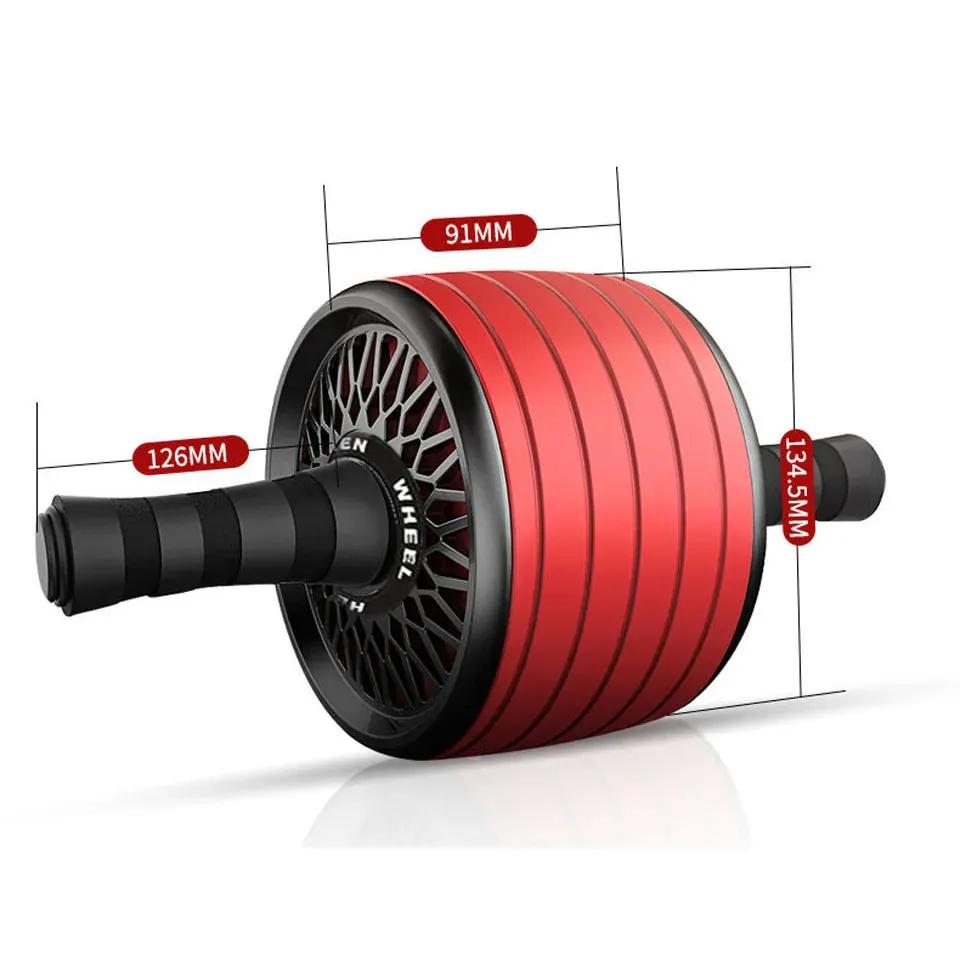 Power Ab Roller Wheel Muscle Exercise Equipment Wheel Abdominal Wheel Ab Roller For Arm Waist Leg Exercise Tools 240227