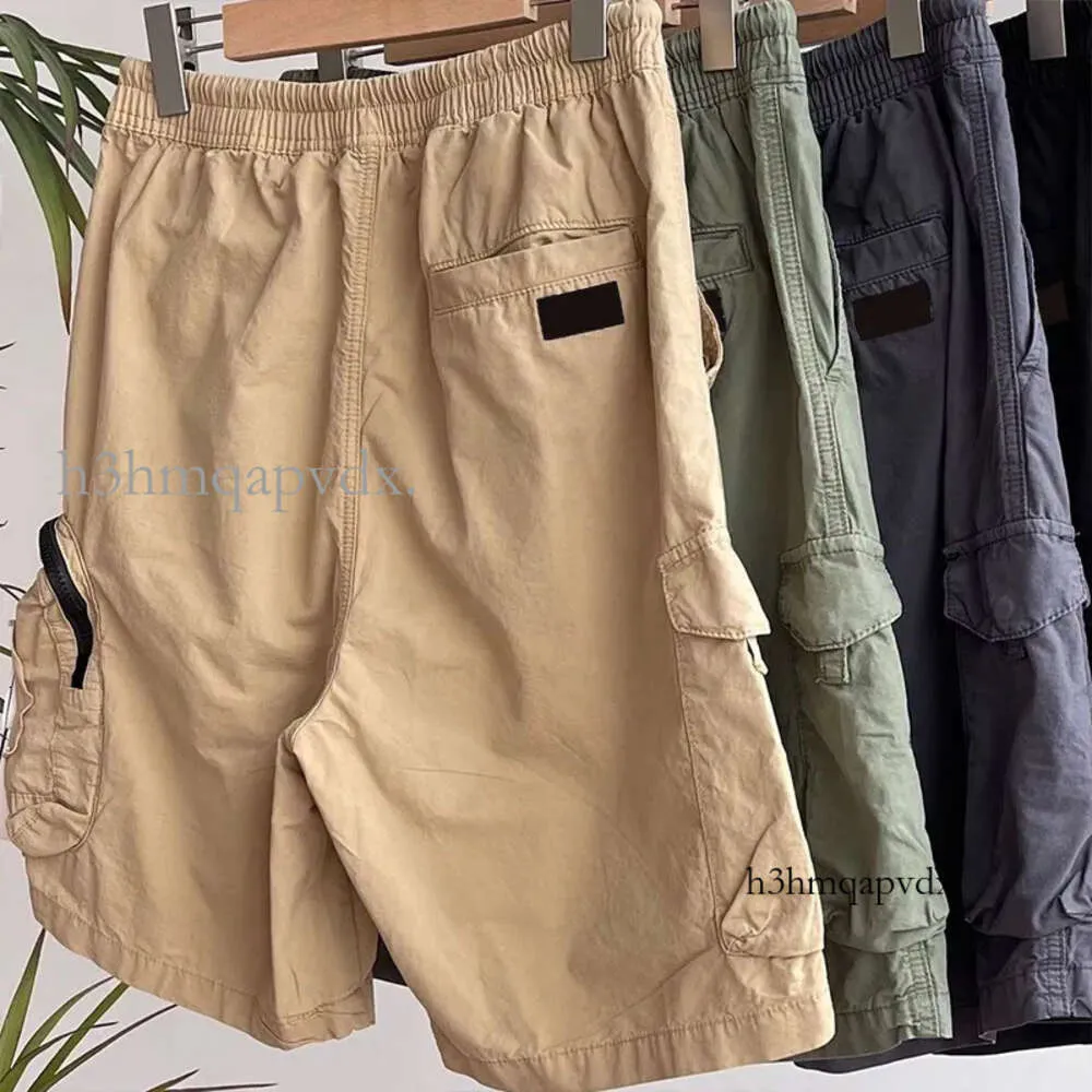 Shorts pour hommes Stones Island Designers Pantalons cargo Badge Patchs Pantalons de survêtement d'été Pantalons de sport 2023ss Big Pocket Salopette Pantalon Motion Current 548ess 199