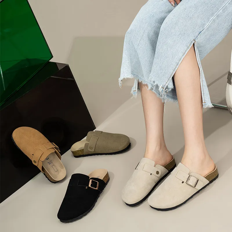 Designer Slides Platform Sandalen Birkinstocks Bostons Klompen flip flop Slippers Leren gesp dames heren sandaal trainers outdoor arizonas loafers birkin schoenen