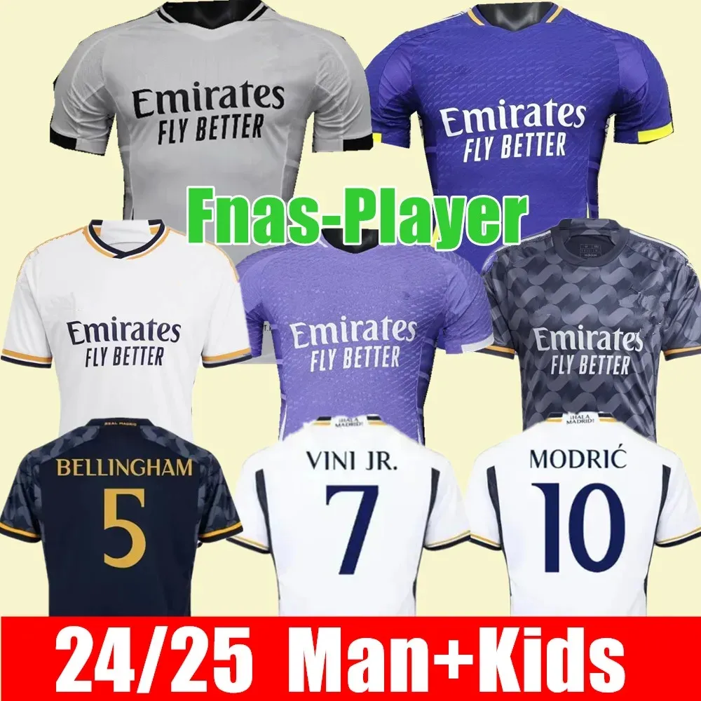 3XL 4XL 24 25 футбольные майки BELLINGHAM 2024 REAL MADRIDS VINI JR BENZEMA CAMAVINGA RODRYGO RUDIGER MODRIC KROOS TCHOUAMENI VALVERDE MEN KIDS