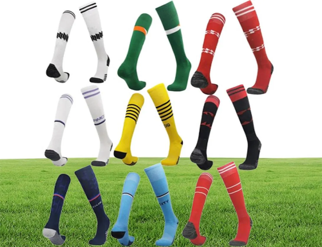 2022 2023 Real Madrids Soccer Chaussettes Adulte Enfants Enfants Irlande Genou Haute Dortmund Épais Équipe Nationale Club Football Sports Wear262941495