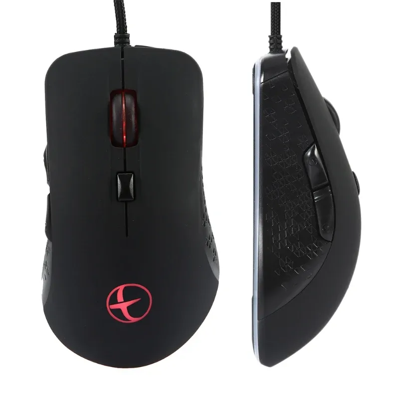 Myszy przewodowa cieplejsza podgrzewana mysz do laptopa notebook programowalny 6 przycisków myszy gier 2400 DPI Mouse dla graczy